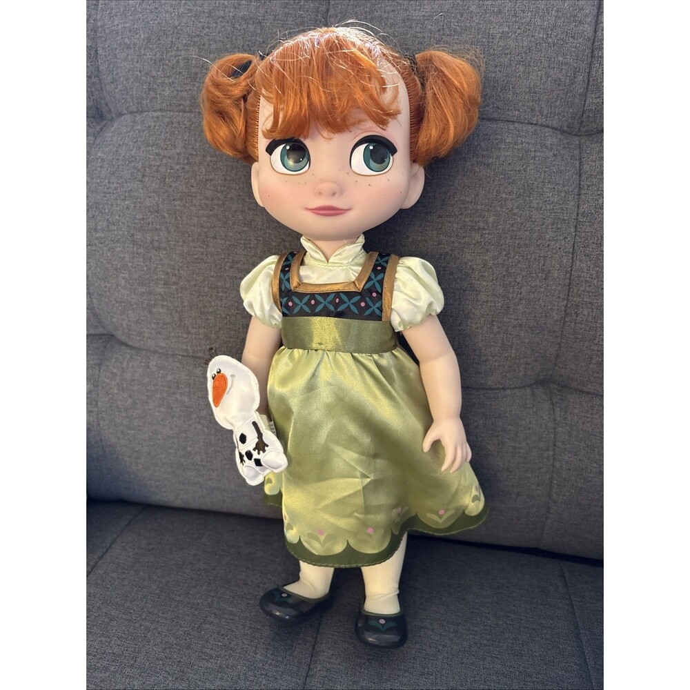 Disney Animators' Collection Anna doll With Wrist Olaf 16 Inch